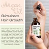 image:imageArgan Oil for Dry Damaged Curly and Frizzy Hair Growth  Organic Hair and Skin Serum from Morocco 16 oz Pure Cold Pressed4 Fl Oz Pack of 1