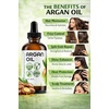 image:imageArgan Oil for Dry Damaged Curly and Frizzy Hair Growth  Organic Hair and Skin Serum from Morocco 16 oz Pure Cold Pressed4 Fl Oz Pack of 1