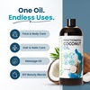 image:imageFractionated Coconut Oil for Skin Moisturizer with Pump Massage Oils Best Carrier for Essential Oils Mixing Body OUL for Dry Skin Moisturizer Natural Oi for Face Hair Body 1 Gallon8 Fl Oz Pack of 1