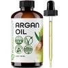 image:imageArgan Oil for Dry Damaged Curly and Frizzy Hair Growth  Organic Hair and Skin Serum from Morocco 16 oz Pure Cold Pressed4 Fl Oz Pack of 1
