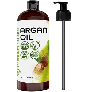 image:imageArgan Oil for Dry Damaged Curly and Frizzy Hair Growth  Organic Hair and Skin Serum from Morocco 16 oz Pure Cold Pressed1600 Fl Oz Pack of 1