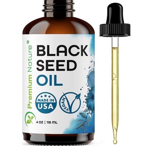 image:imageBlack Seed Oil for Hair and Skin  Cold Pressed Virgin Unrefined Kalonji Nigella Sativa Oil from Nigella Seeds 4 oz