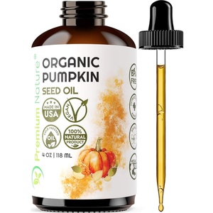 image:imagePremium Nature Organic Pumpkin Seed Oil ColdPressed Unrefined from 100 Pumpkin Seed Oil for Hair Growth Pure Pumpkins Oils for Skin Face Hair Oils Aceite de semilla de calabaza para el cabello 4oz
